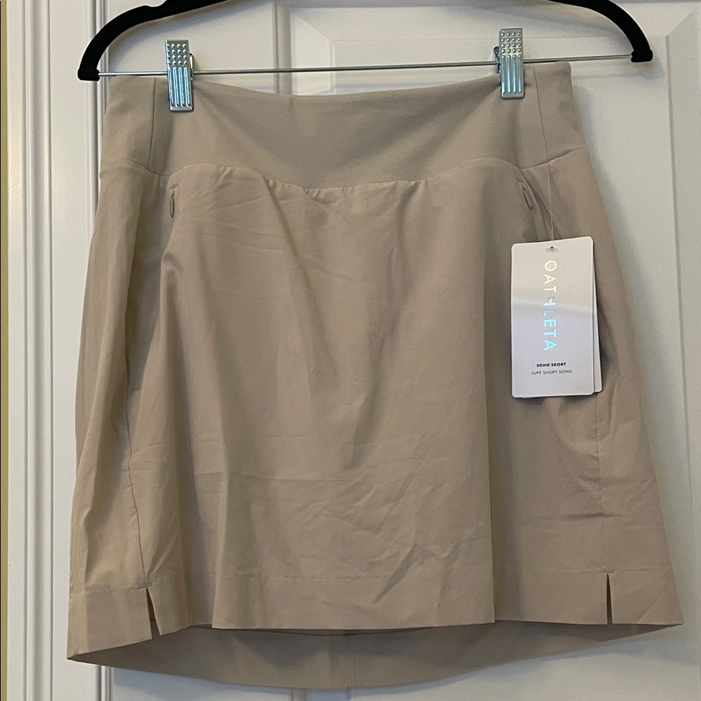 Athleta Women's Tan Skirt 4 NWT